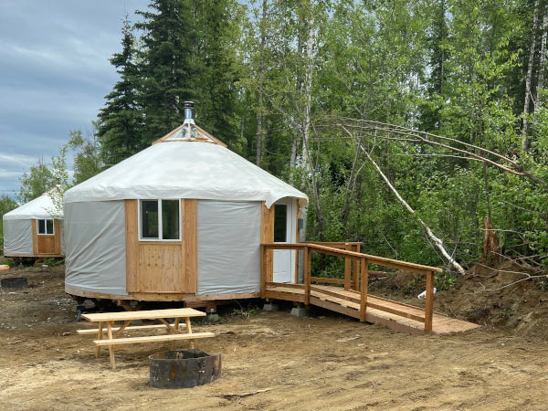 Exterior Summer Yurts